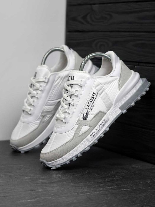 Кросівки чоловічі білі Lacoste Elite Active  White
