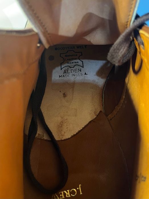 Alden New England, ręcznie wykonane GOODYEAR WELT, używane