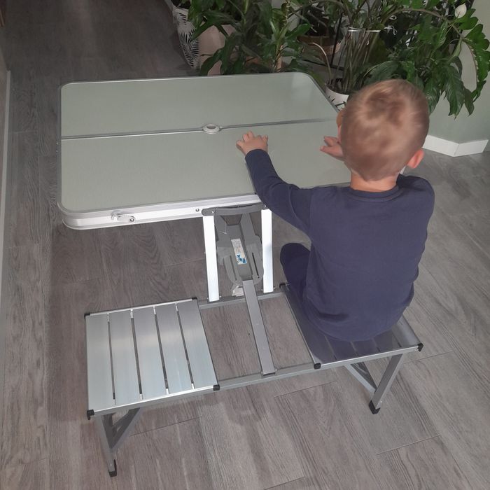 Zestaw turystyczny , stół kempingowy