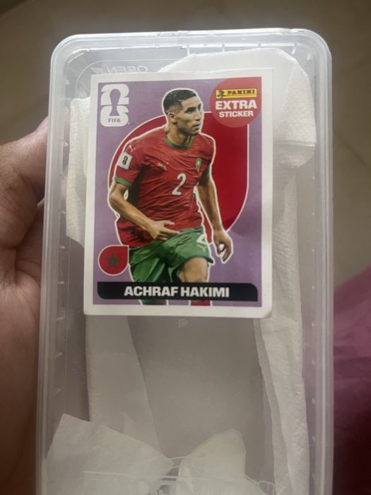 cromo Extra do Hakimi roxo