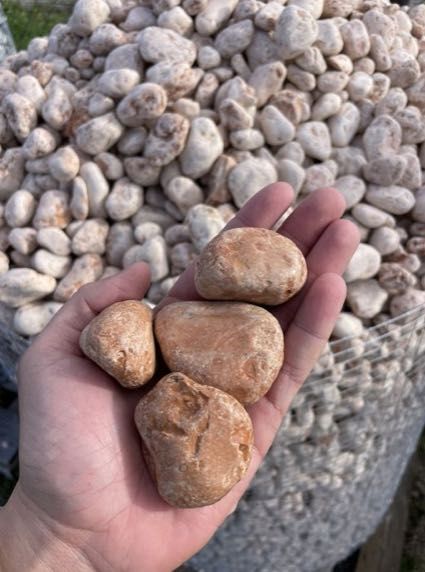 Kamień Naturalny Otoczak Łososiowy Akwarium Ogród Marmur Malawi