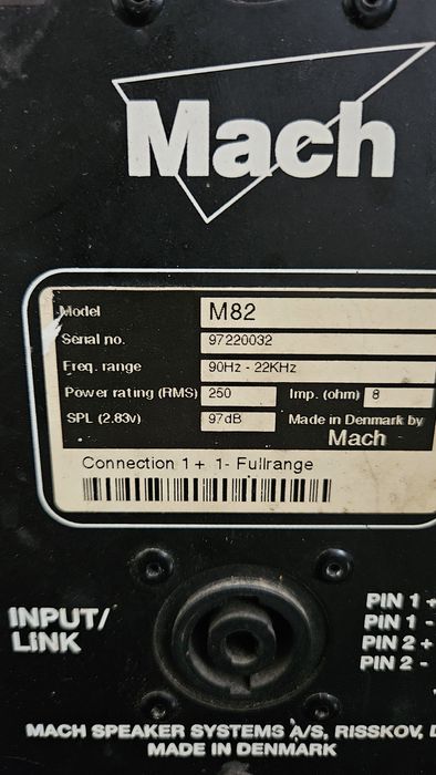 Kolumna głośnik Martin Mach M82 (jbl, qsc, yamaha, rcf)