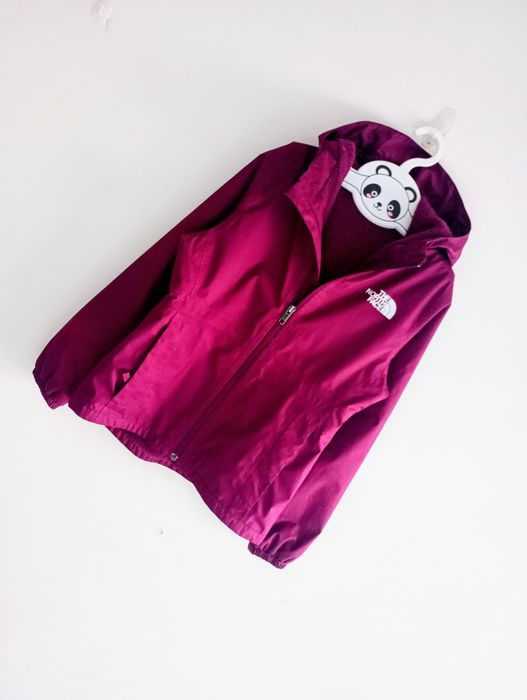 The North Face Sztorm wiosenna kurtka burgundowa 140 cm