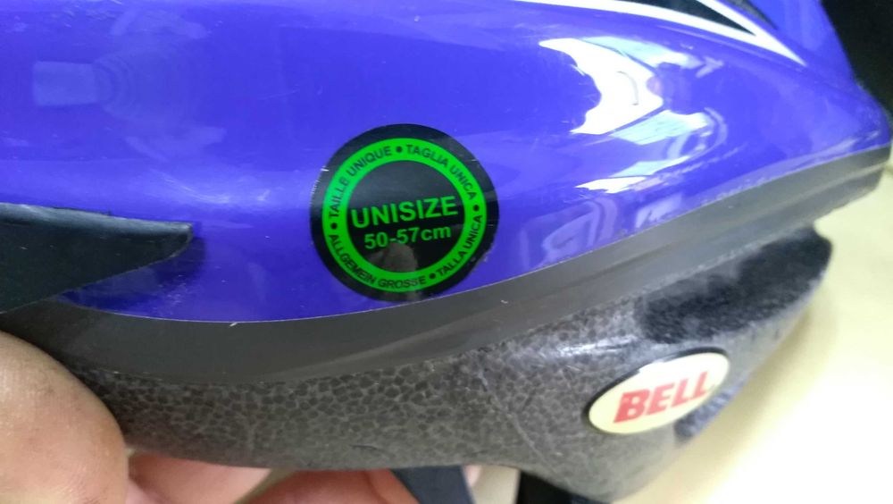 велокаска синяя Bell.