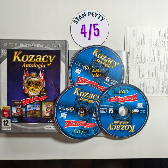 gra pc - kozacy antologia - polskie wydanie pudełkowe klasyka