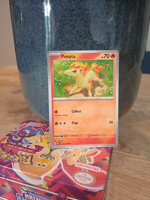 Carta Pokémon Ponyta #77 Pokemon Scarlet & Violet 151