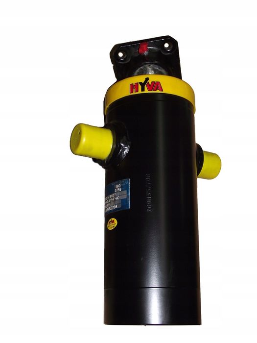NISKI siłownik wywrotu HYVA tłok cylinder wysuw 104cm max8t cenabrutto