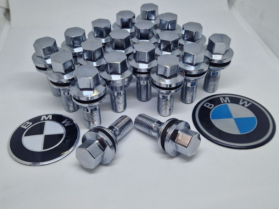 Болт колісний BMW 14×1.25/14×1.5 пресшайба хром для дисків Land Rover