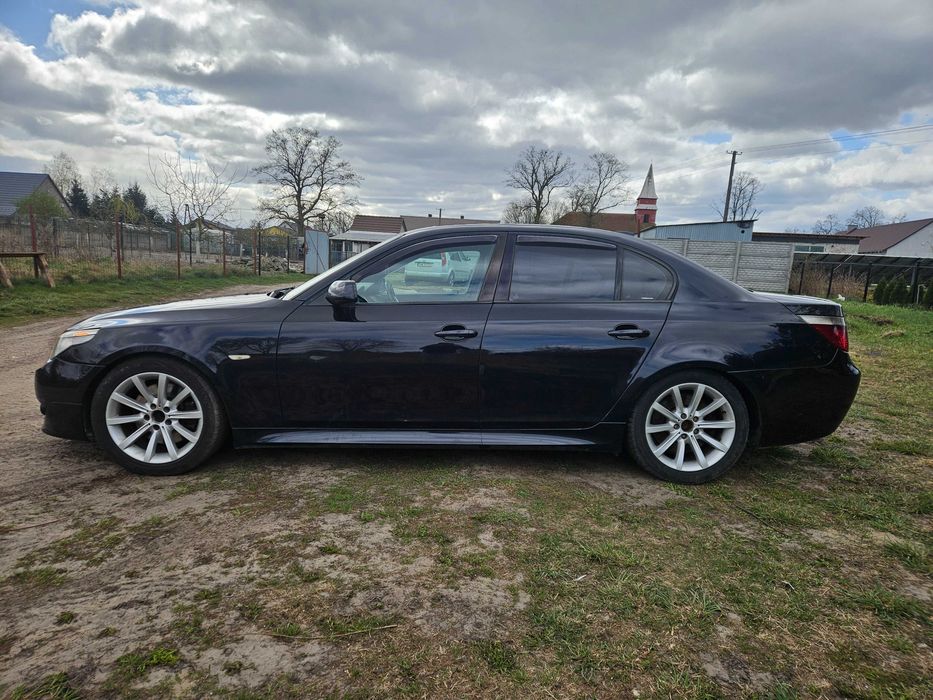 Bmw e60 m-pakiet 535d 272km carbonschwarz xenon szyber kluczyk CZESCI