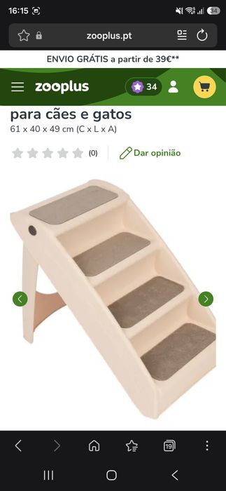 Escada para cães