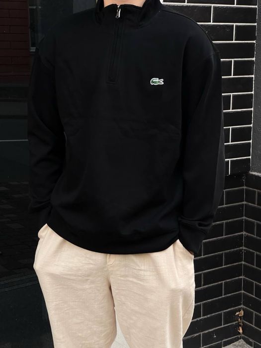 Полузамок 1/3 zip Lacoste,лакоста полузамок С М Л ХЛ