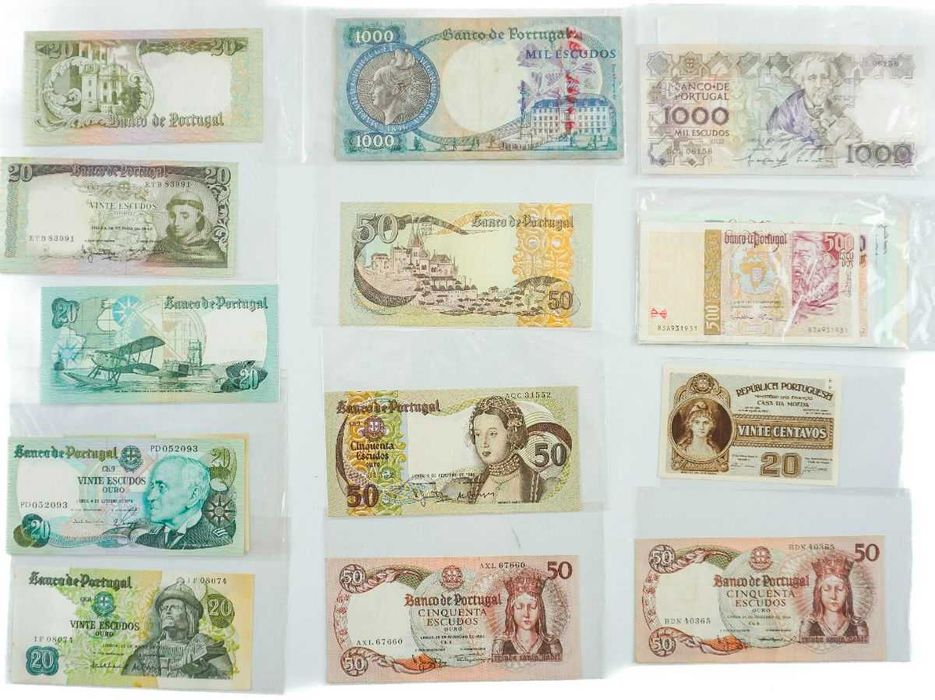 Notas Antigas Portuguesas