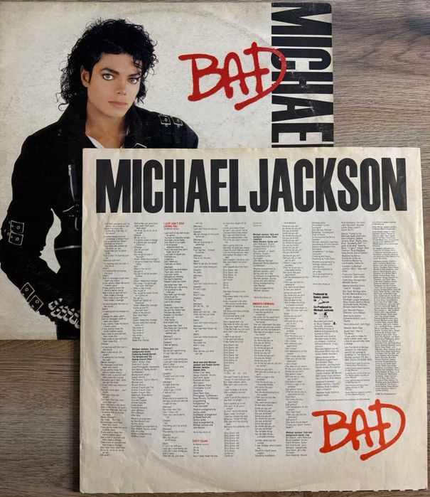 Michael Jackson – Bad | Winyl LP | Oryginał 1987 | Wkładka | Klasyk Popu