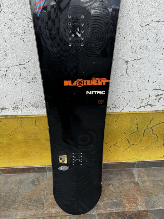 BAIXA PREÇO Prancha Snowboard NITRO Blacklight 157