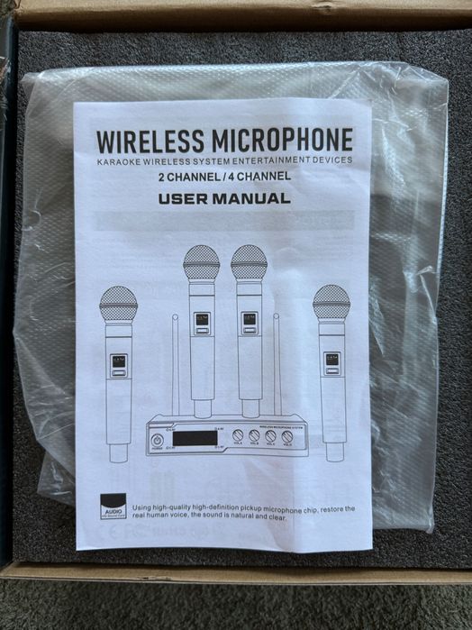 Microfone karaoke sistema de 4 mics ( urgente )