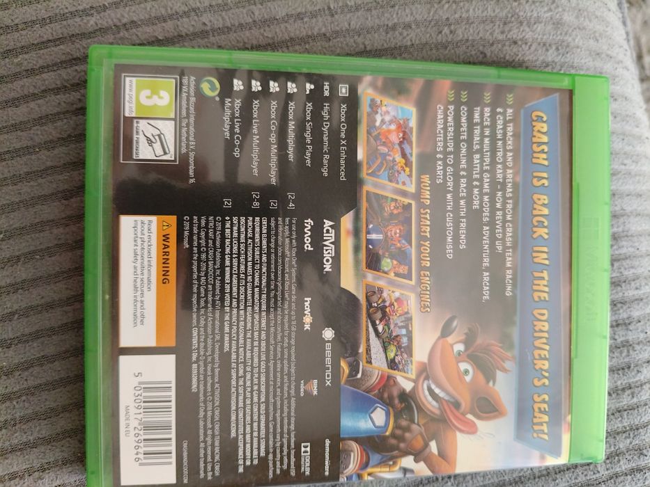 Crash CTR Xbox ENG