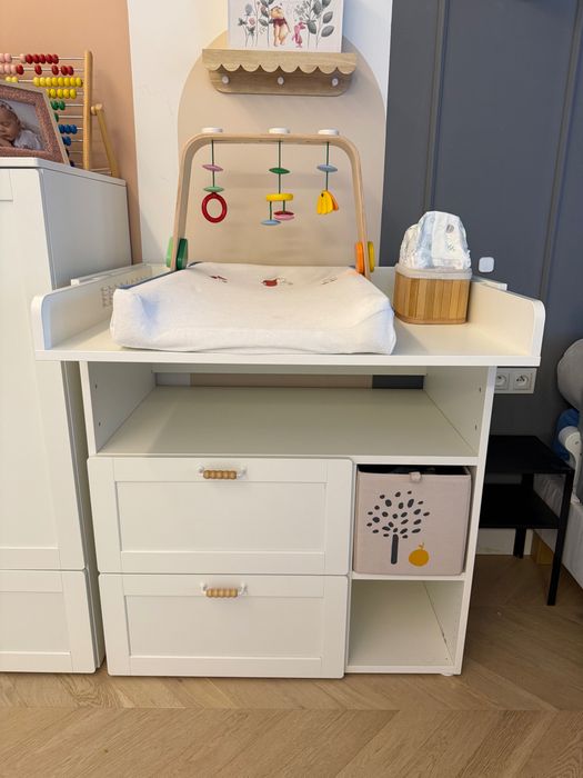 Komoda przewijak smastad komplet ikea
