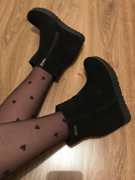 Женские замшевые ботиночки