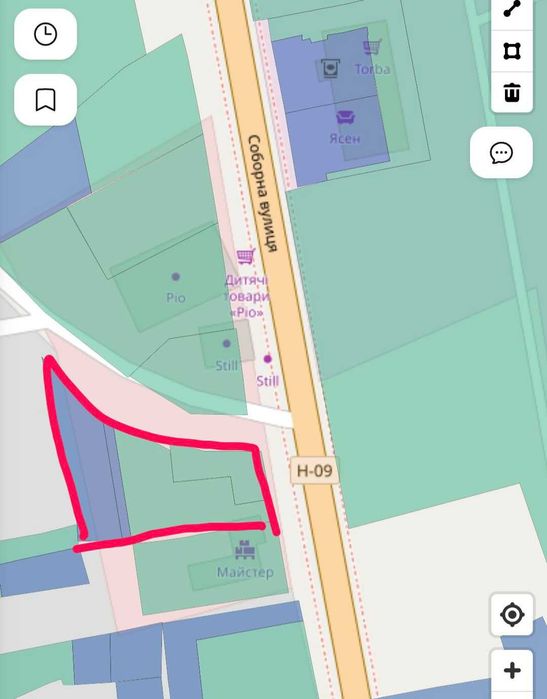 Продаю фасадну ділянку в Надвірній по вул Соборна. Дорога на Буковель.