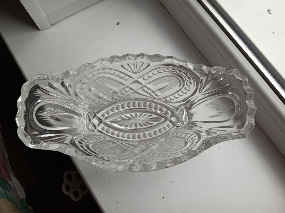 Салатниця кришталь Чехословаччина