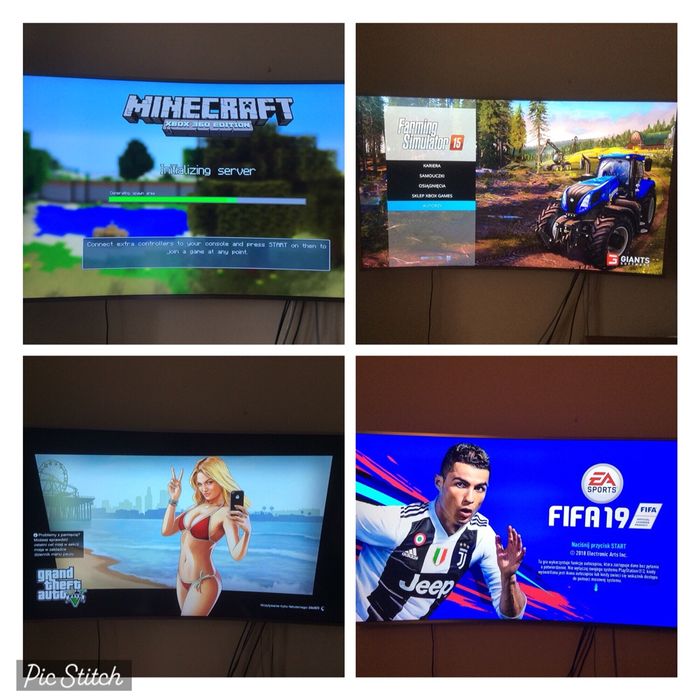 KONSOLA Xbox360+Sensor Kinect.Minecraft|Farming|Fifa19|GTA