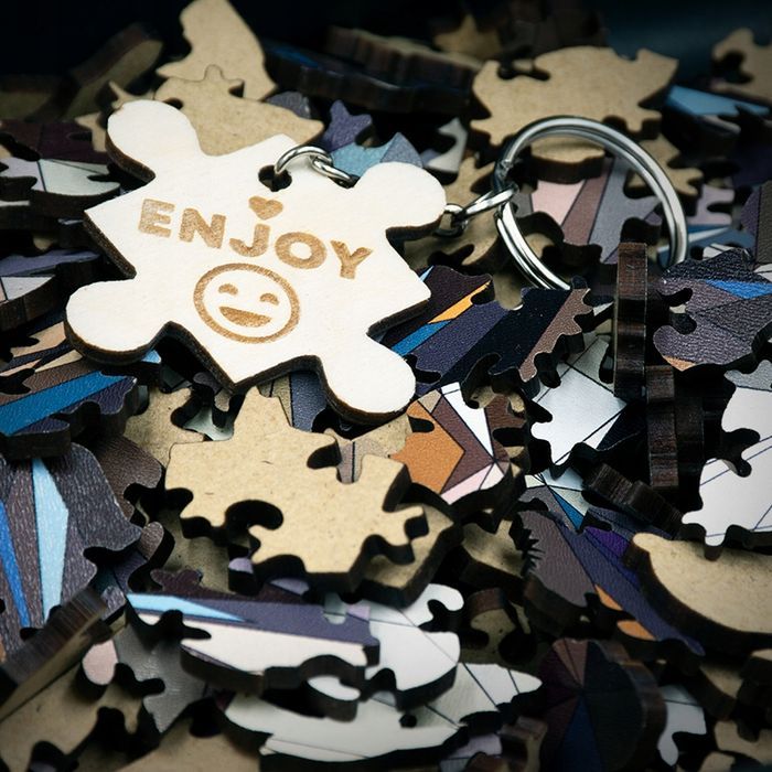 Puzzle Drewniane Duża Panda 550 Elementów Xxl