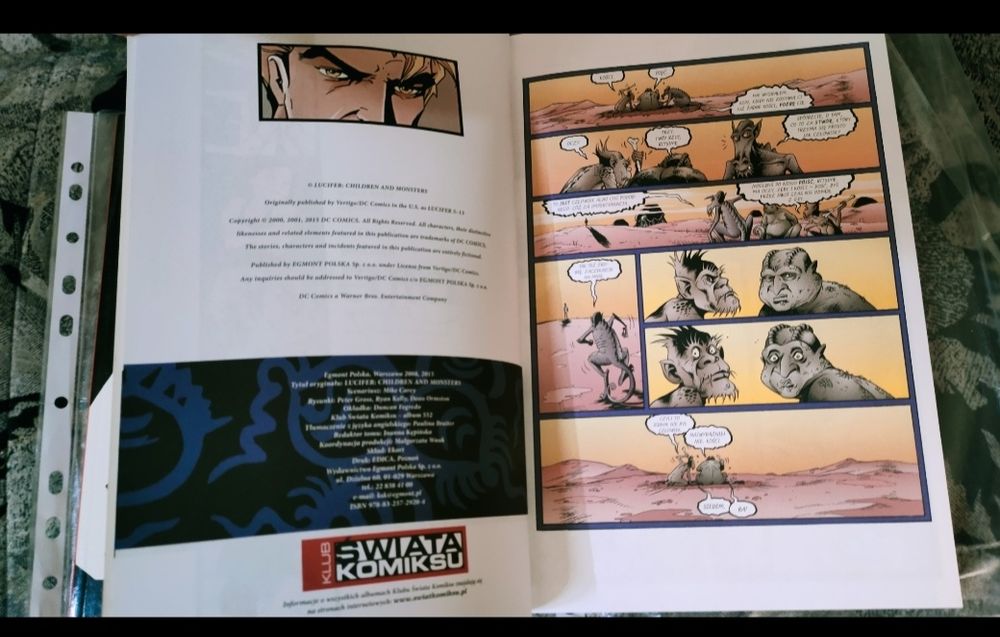 Lucyfer komiks część 1 i 2