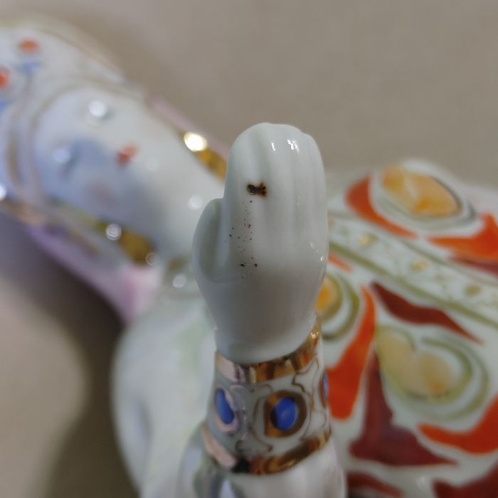 Статуэтка хозяйка медной горы Дулево 1950-х годов фарфор СССР