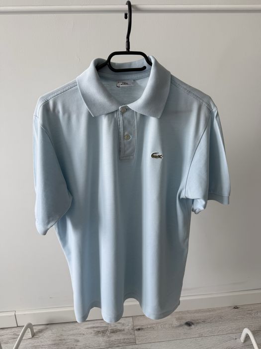 Lacoste L koszulka polo męska bawełna logo street style lato