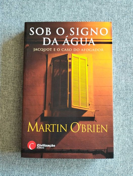 Livro "Sob o signo da água" Martin O'Brien
