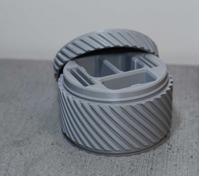 Etui box pojemnik na baterie Nikon EN-EL15 okrągły