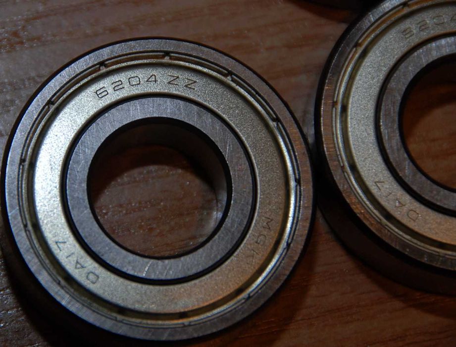 4 szt. łożyska kulkowe 6204zz