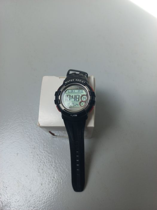 Relógio Tekday 653834  de quartzo digital unissex com mostrador preto