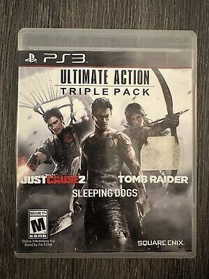 Triple Pack for PlayStation 3: Just Cause 2 – Sleeping Dogs – Tomb Raider