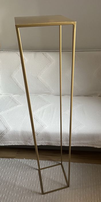 Złoty nowoczesny kwietnik stojący 130 cm LOFT