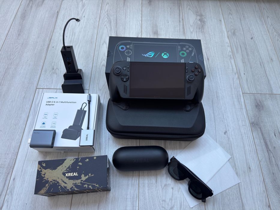ROG Xbox Ally X 1TB + XREAL One Pro + JSAUX Dock + akcesoria | stan idealny