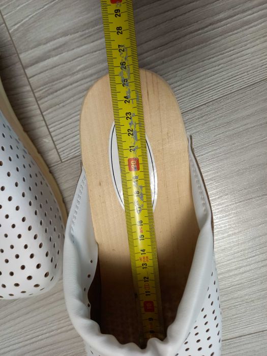 Drewniaki Chodaki Buxa  Białe  41