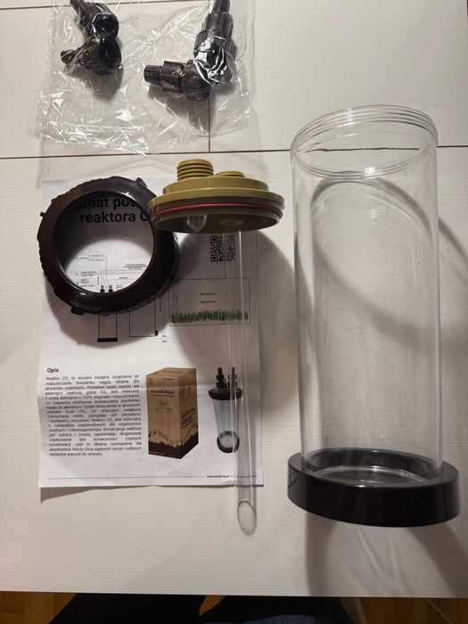 Reaktor dyfuzor CO2 QUALDROP do akwarium Nowy