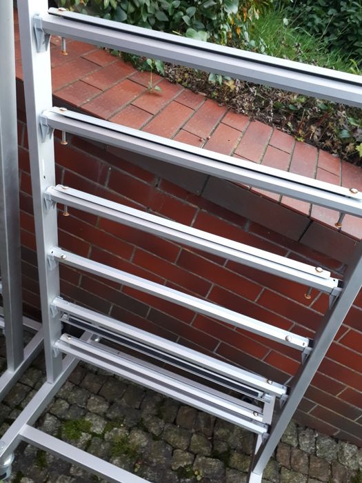 Regały aluminiowe systemowe