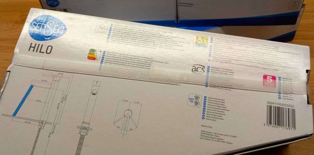 3 torneiras novas - Sensea Hilo Cano Alto (preço unidade)