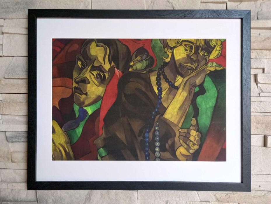 Obraz na płótnie "Dwie głowy, Stanisław Ignacy Witkiewicz, 50x40cm