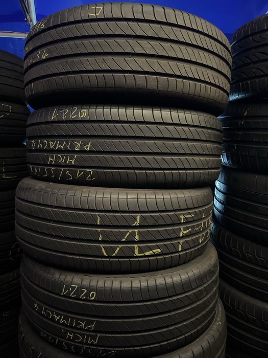 4x 215/55/18 letnie Michelin Primacy 4 idealny stan 2021 6,4mm