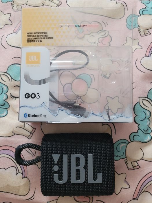 Głośnik JBL GO 3 media expert  przenośny wodoodporny czarny