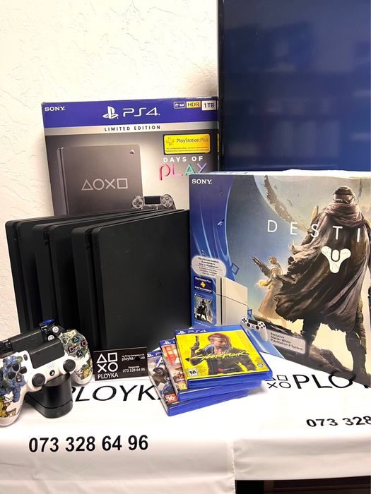 Магазин! Sony PlayStation 4 500gb+120 ігор на аккаунті