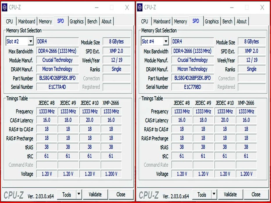 DDR4 16GB Micron BaLListiX 2666 -Komputer