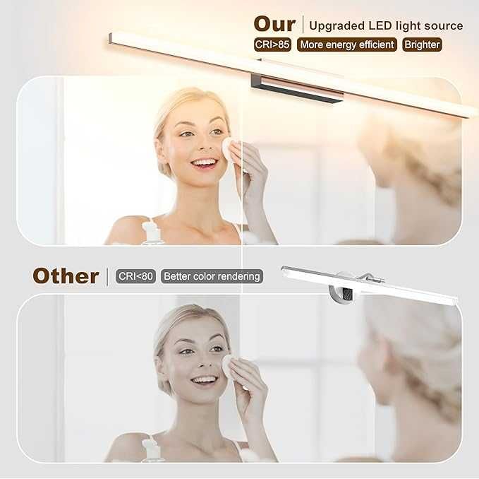 Lampa nad lustro łazienkowe, 60 cm 10W