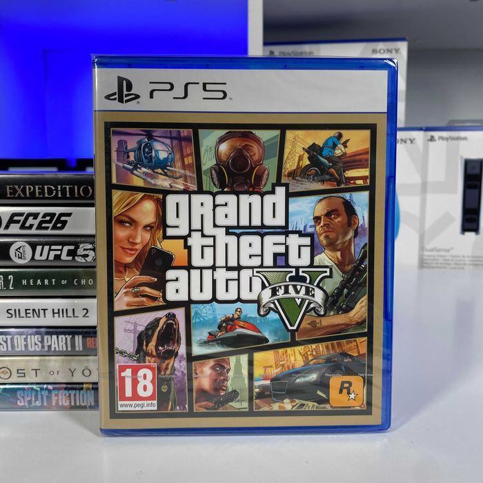 Гра PlayStation 5 Grand Theft Auto GTA V 5 PS5 ГТА 5 Нова Оригінал