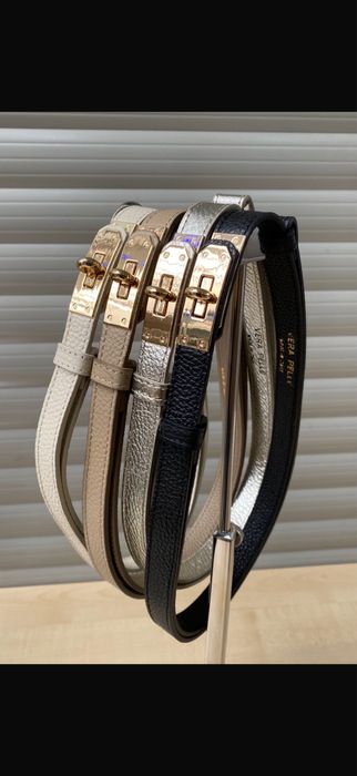 Paski skórzane damskie simle belts hermes nowe z metkami różne kolory