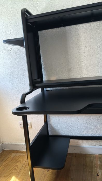 Secretária p/gaming - fredde - Preto