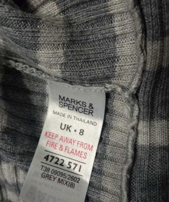 Wyprzedaż ! Kardigan damski sweter długi w paski rozmiar 36/38 S/M